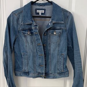 LOFT Women's Classic Blue Jean Jacket
